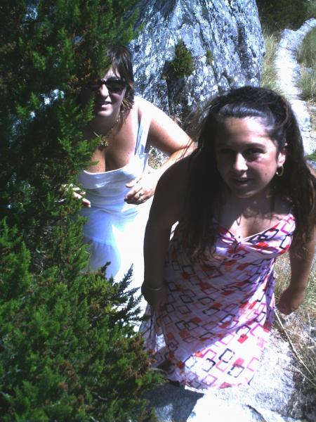 En montant là-haut....