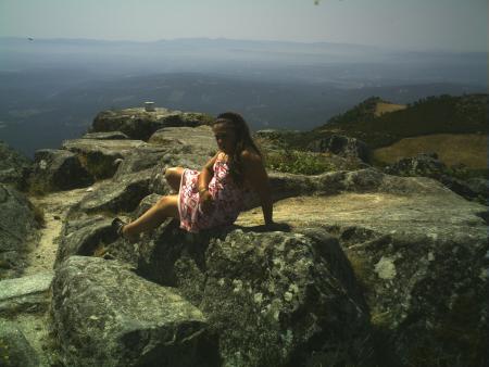 Moi en haut du montagne