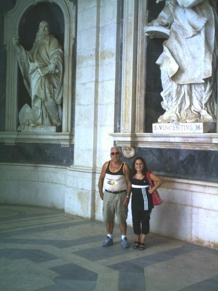 mon papy et moi à l'intérieur
